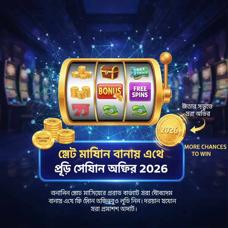 সেরা স্লট মেশিন বোনাস এবং ফ্রি স্পিন ২০২৬